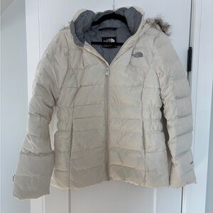 The North Face Women's Off-White Puffer Jacket